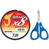 Шнур DAIWA J-Braid Grand X8E-W/SC 135м 0,20мм Island Blue + ножницы 40002629